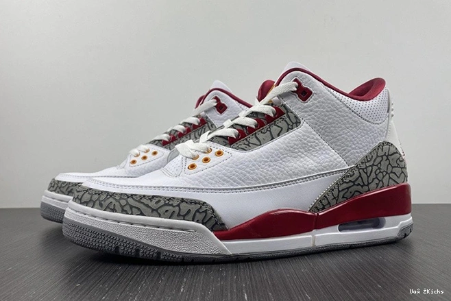 Cardinal Soft 3 Red Jordan 401 Retro CT8532- 3597  0830